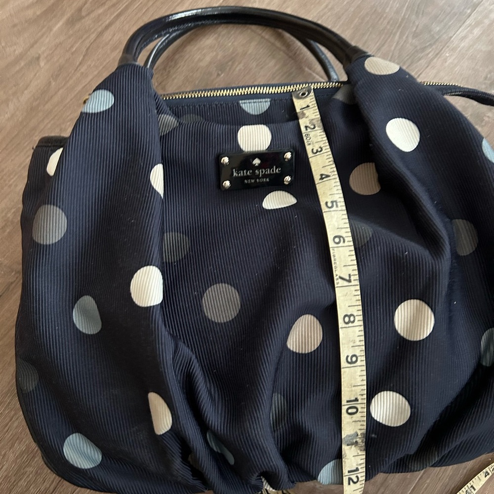 Kate Spade EUC storybook lining Black Polka Dot Women's Bag - Picture 6 of 7
